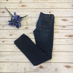7 for all Mankind Straight Leg Denim Jean -Size 29